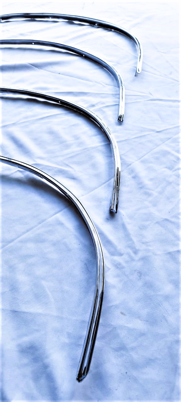 Frisos Vão De Roda Contorno Para Lama Maverick Ford 2 Portas